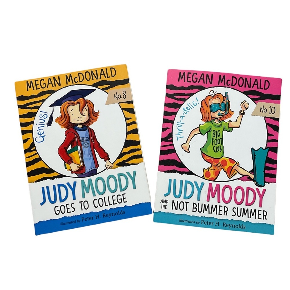 Bundle of 2 Judy Moody ( Goes To College, and the NOT Bummer Summer) New